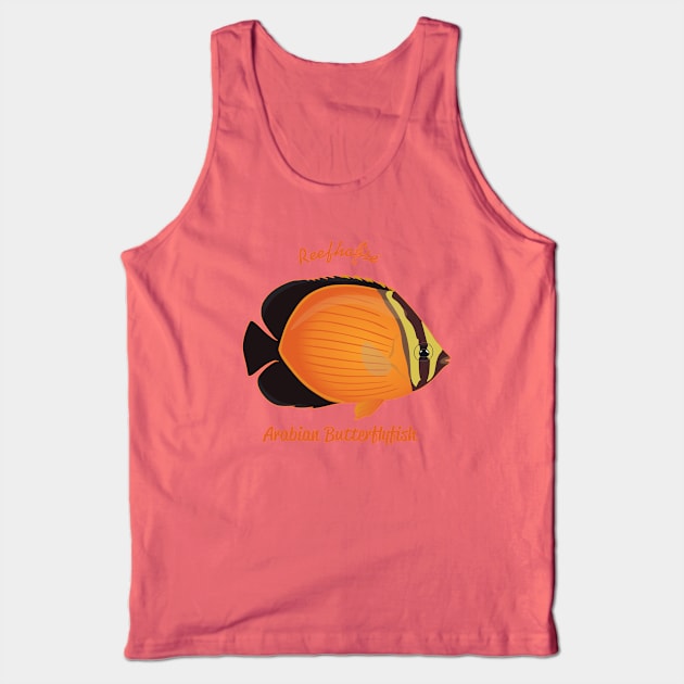 Arabian Butterflyfish Tank Top by Reefhorse